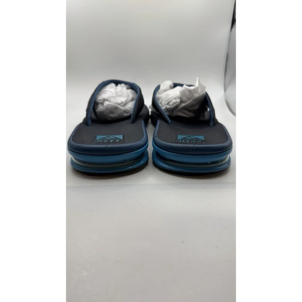 REEF Anchor Men's Size 12 Sandal LightGrey/Blue. Very Good Condition